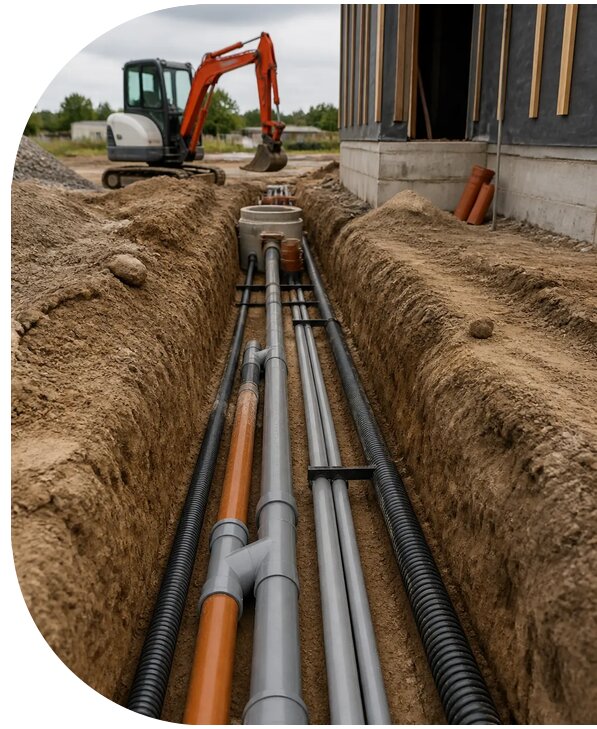 Монтаж наружных инженерных сетей в Бугульме от 2527 р. | АПаруса-Бгл